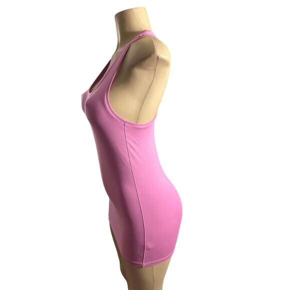 Women XS Athleta Pink Shanti Tank Top PowerVita Racerback 405070 Yoga Run - Picture 3 of 6